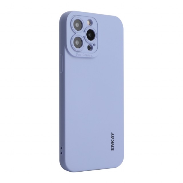 ENKAY Liquid TPU-deksel iPhone 13 Pro Max lilla