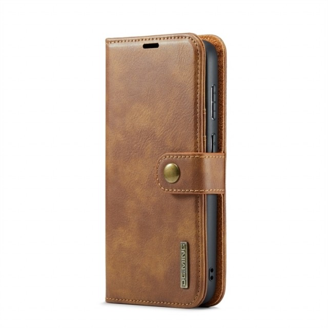 DG.Ming 2-i-1 Lommebok-deksel I Lær Samsung Galaxy S25 5G brun