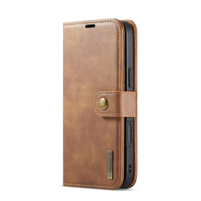 DG.Ming 2-i-1 Lommebok-deksel I Lær iPhone 17 brun