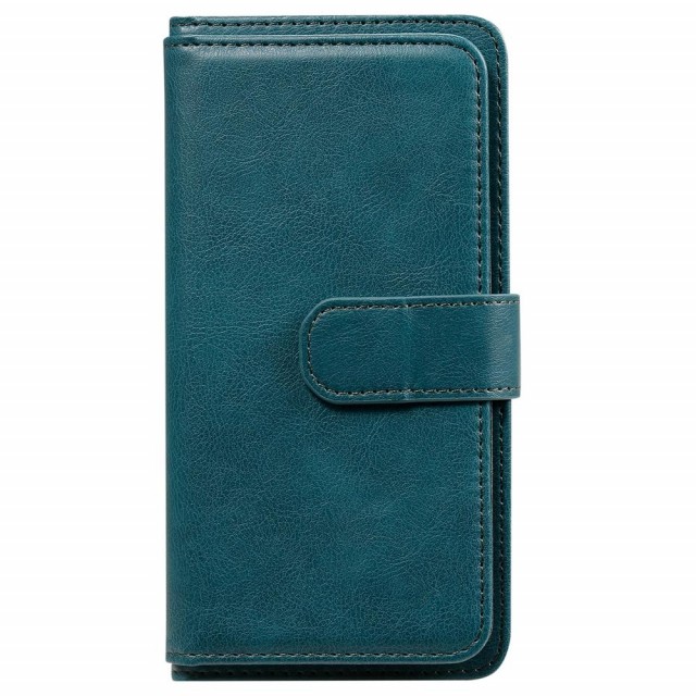 Lommebok-deksel plass til 10 stk kort for iPhone 13 Pro Max grønn